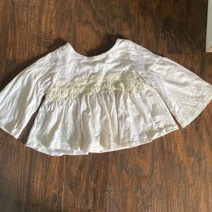Cream peasant blouse! HTF Gap 3T